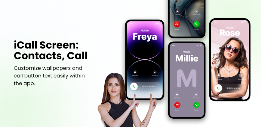 iCall Screen: True Phone Call