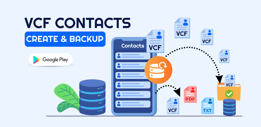 VCF Contacts Create & Backup