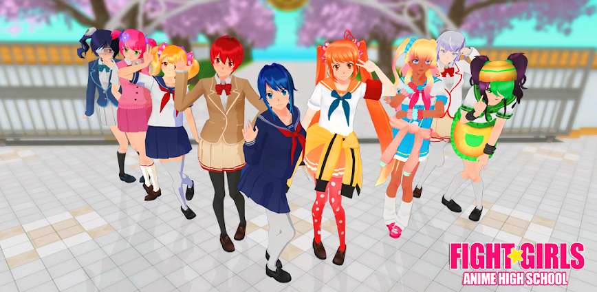 Fight Girls Anime High School