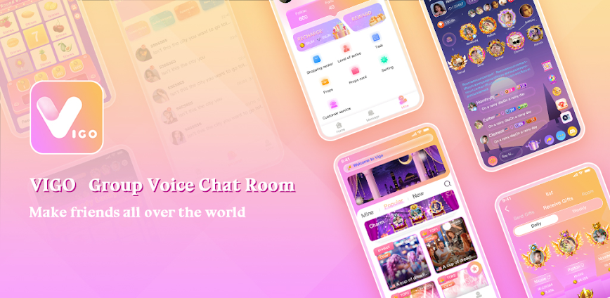VIGO – Voice Chat Rooms