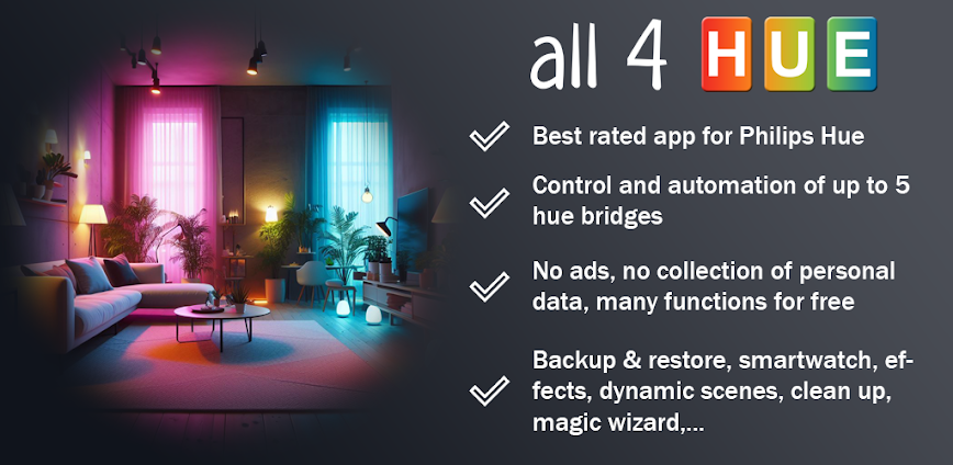 all 4 hue for Philips Hue