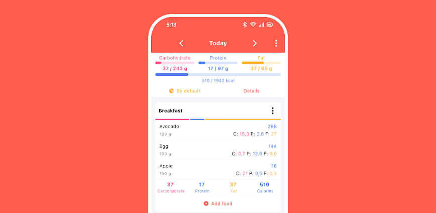 Macros – Calorie Counter