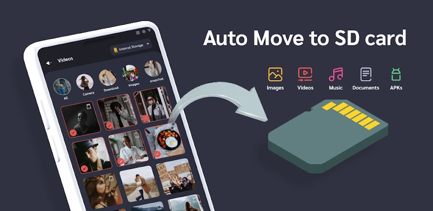 Auto Move To SD Card / Folder