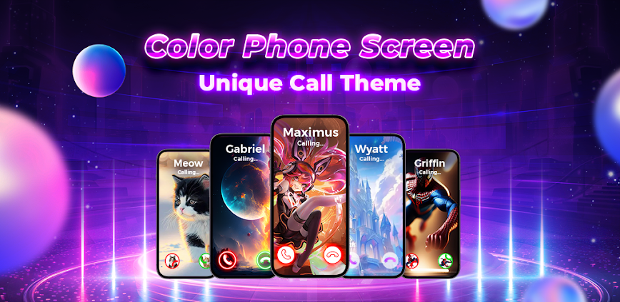 Color Call Theme, Call Screen