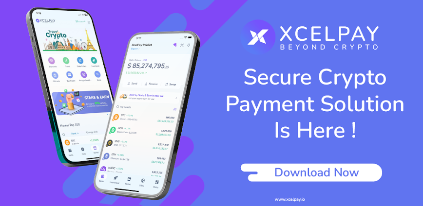 XcelPay: Crypto Bitcoin Wallet
