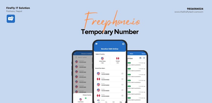 FreePhone.io: Temporary Number
