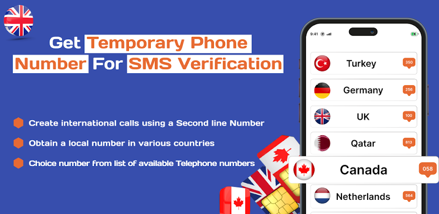 Temp phone number- Receive SMS