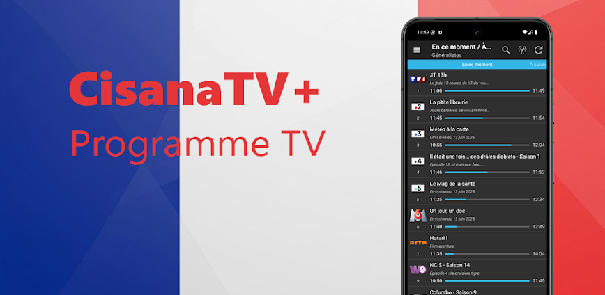 TV Listings France Cisana TV+