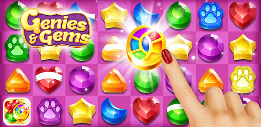Genies & Gems – Match 3 Game