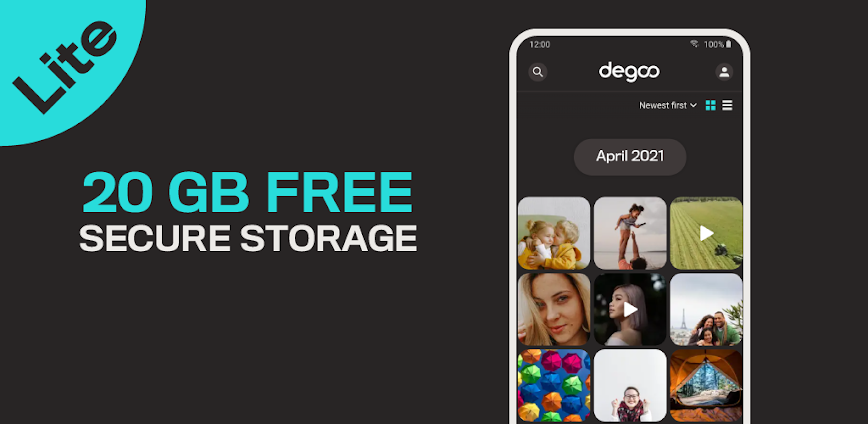Degoo Lite: 20 GB Cloud Drive