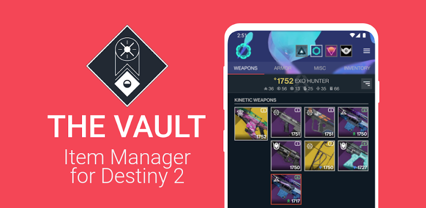 Vault – Destiny Item Manager