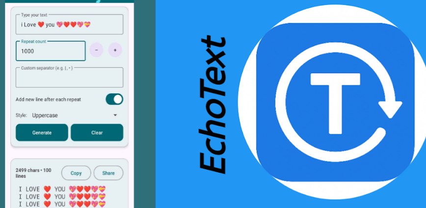 EchoText – Text Repeater
