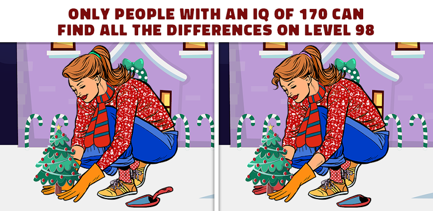 Spot 5 Differences: Find them!