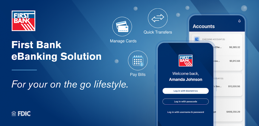 First Bank on the go