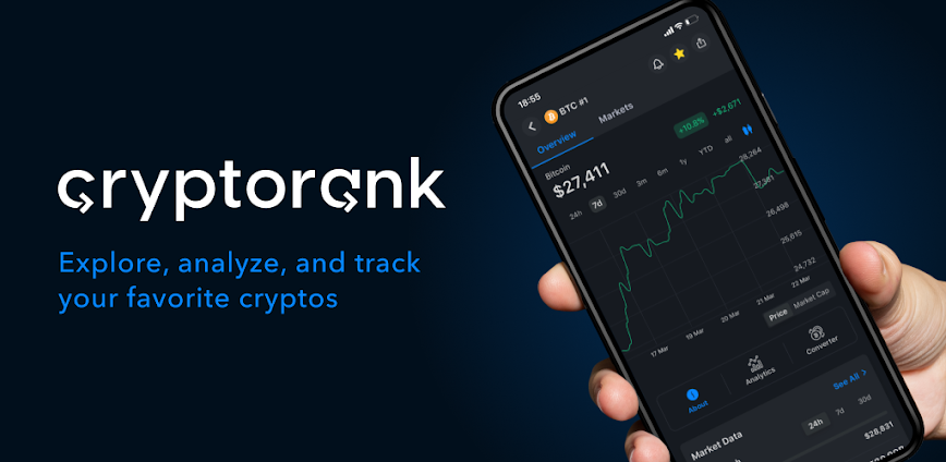 CryptoRank: Crypto Tracker App