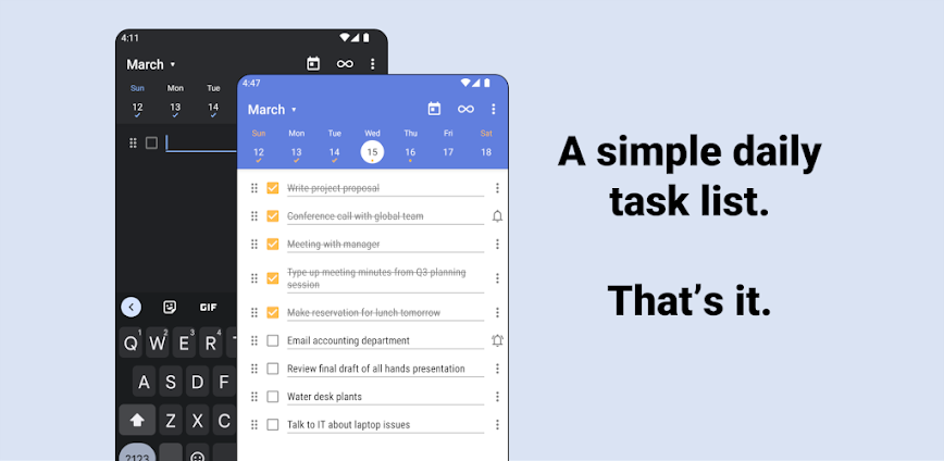 To Do List: Manage Daily Tasks
