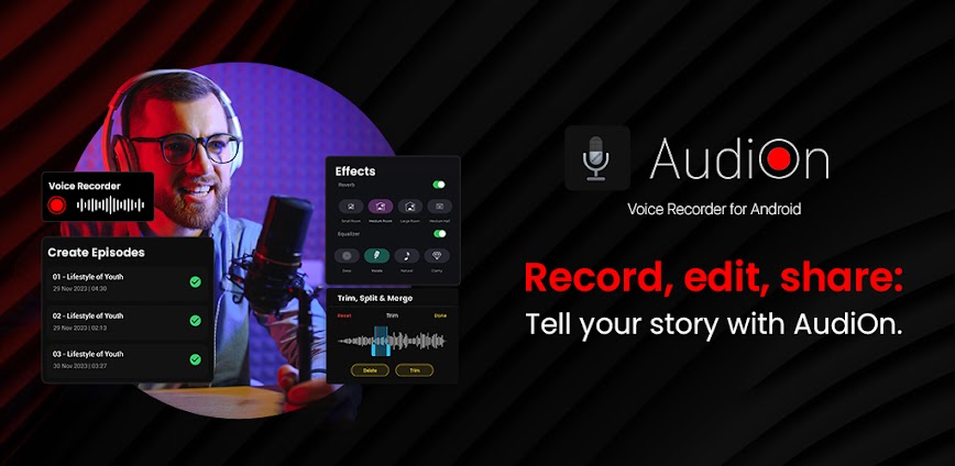 AudiOn:Voice Recorder & Editor
