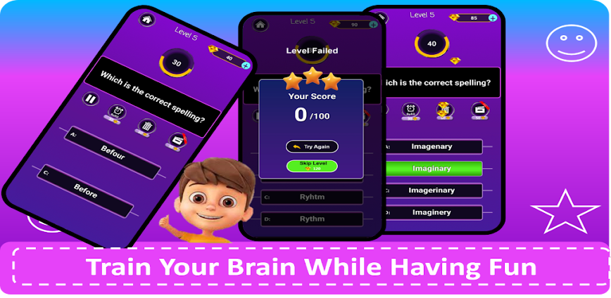 Spelling Quiz – Word Trivia