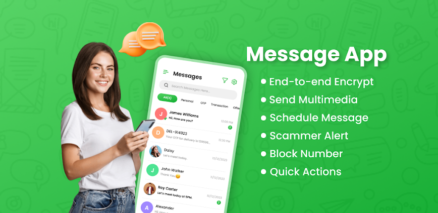 SMS Messenger – Text Messaging