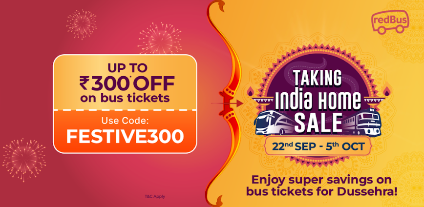 redBus Book Bus, Train Tickets