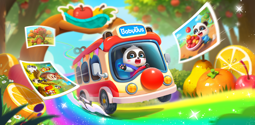 Baby Panda's School Bus