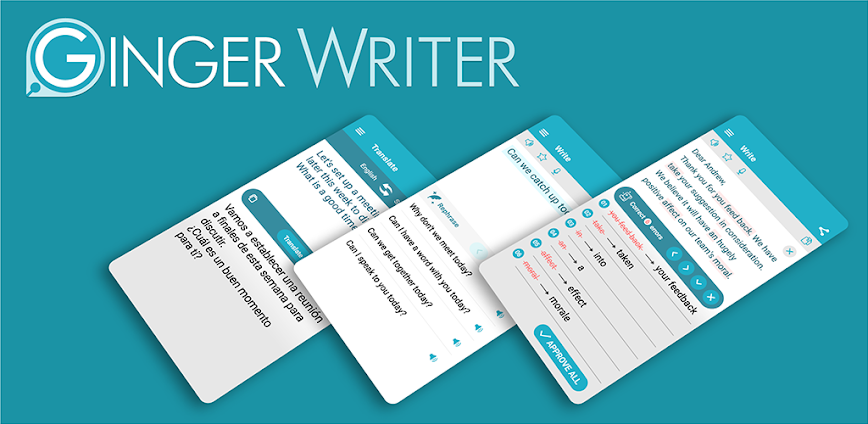 Ginger Writer, Grammar Speller