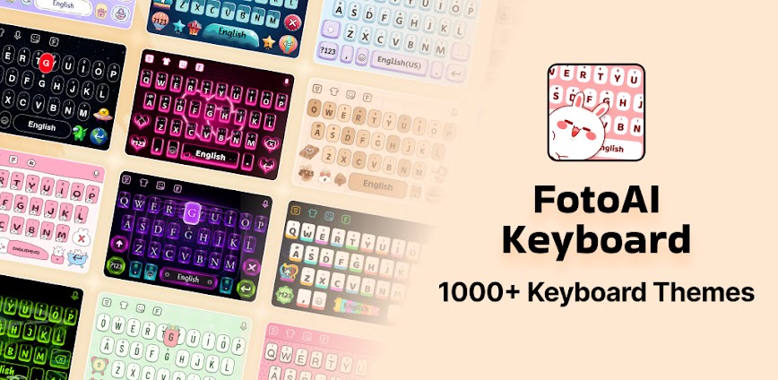 FotoAI Keyboard Themes & Fonts