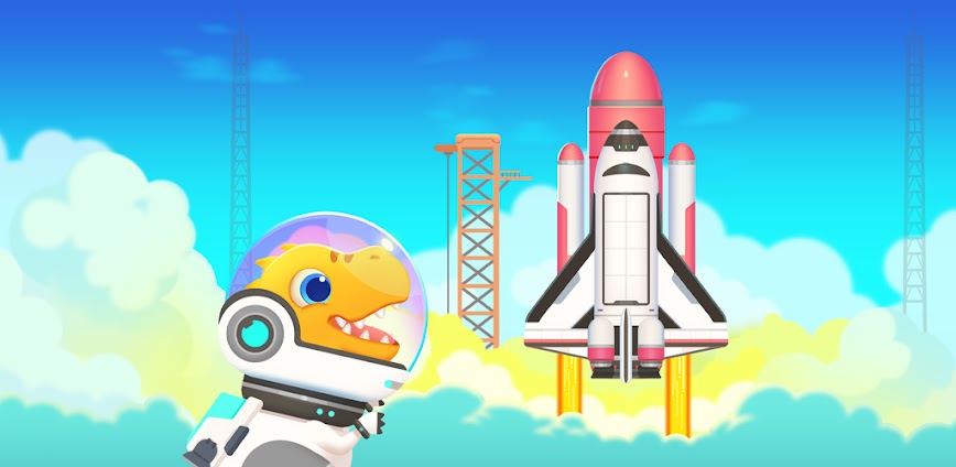 Dinosaur Rocket Games for kids