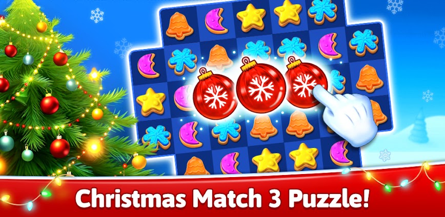 Christmas Cookie: Match 3 Game