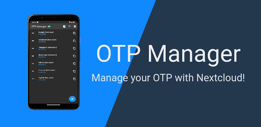 Nextcloud OTP Manager