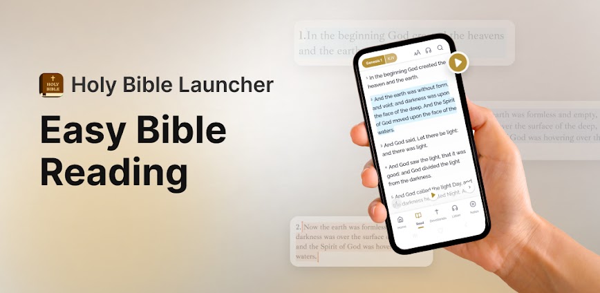 Holy Bible Launcher: KJV+Audio