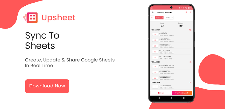Upsheet: Spreadsheet Maker