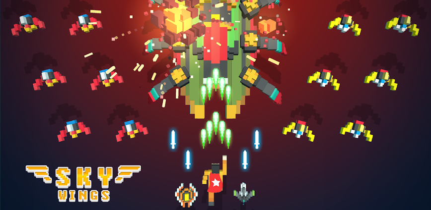 Sky Wings VIP : Pixel Fighters