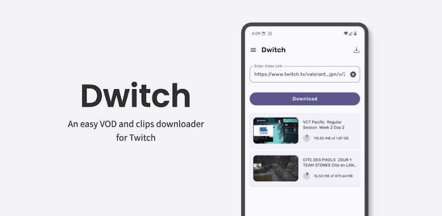 Video Downloader for Twitch