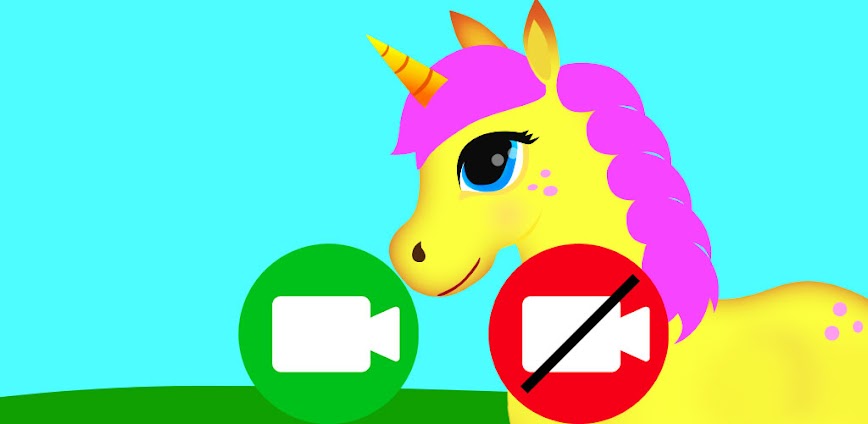 unicorn fake video call game