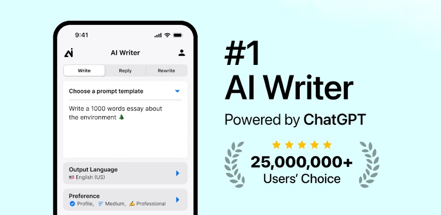 AI Writer: Email Essay Writing