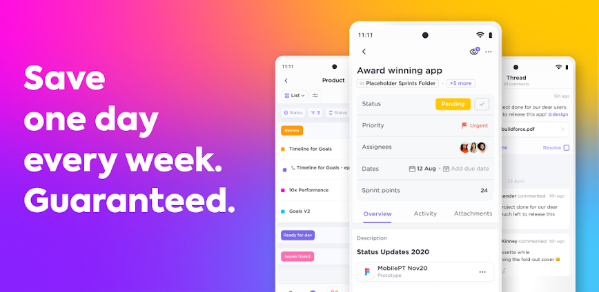 ClickUp – Manage Teams & Tasks