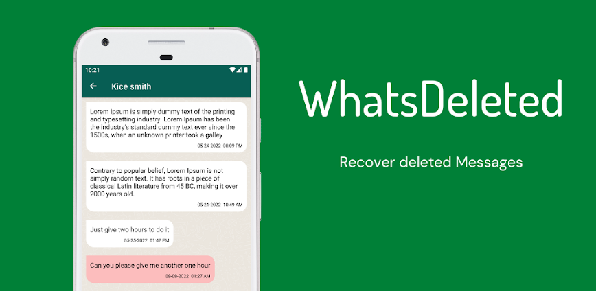 WhatsDeleted: Recover messages