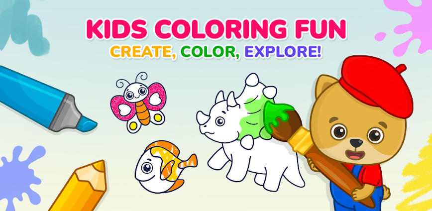 Kids Coloring & Drawing Games