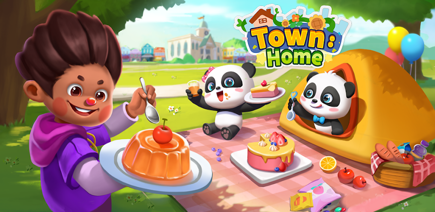 Baby Panda's Town: Home