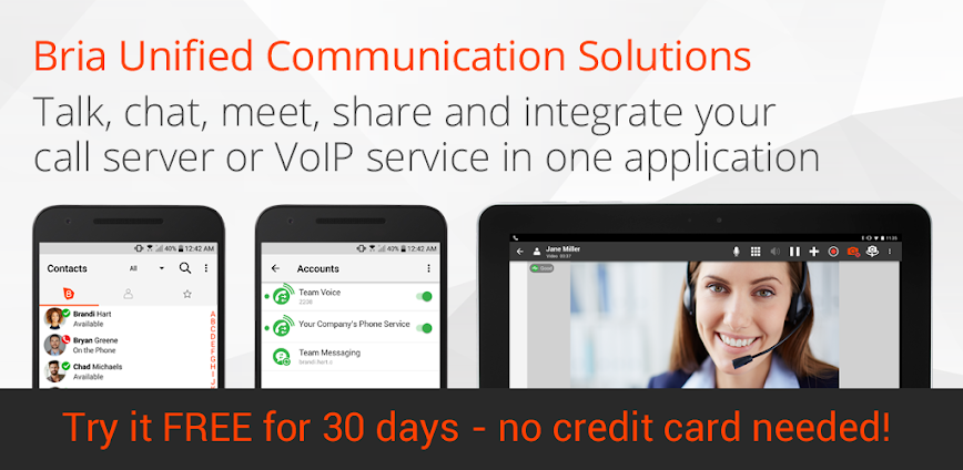 Bria – VoIP SIP Softphone