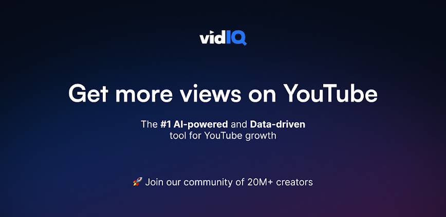 vidIQ for YouTube