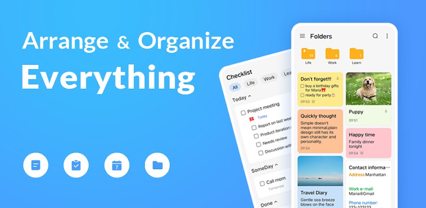 Nice Color Note,ToDo, Calendar