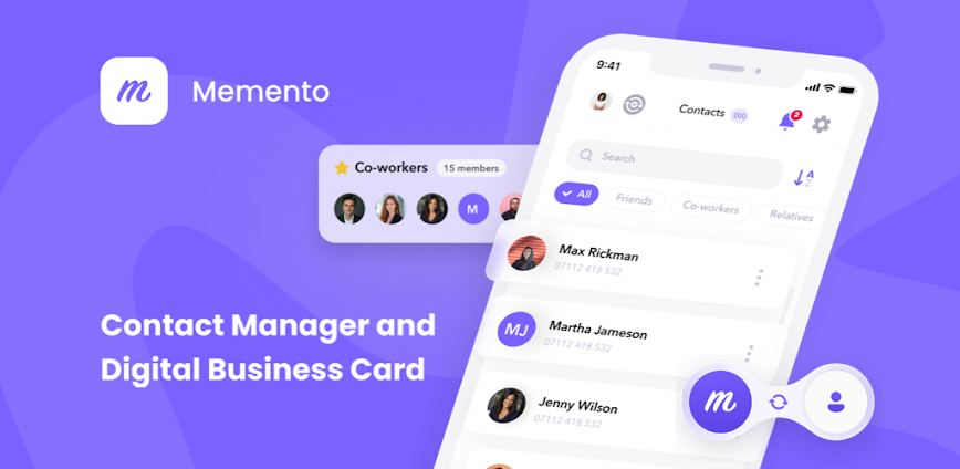 Memento Contact Manager