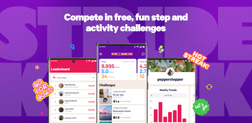 Stridekick Activity Challenges