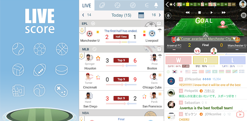 LIVE Score, Real-Time Score