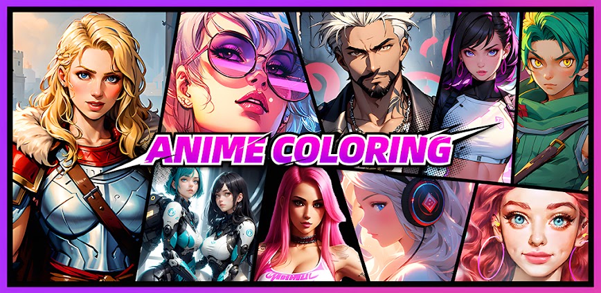Anime Coloring-Color by Number