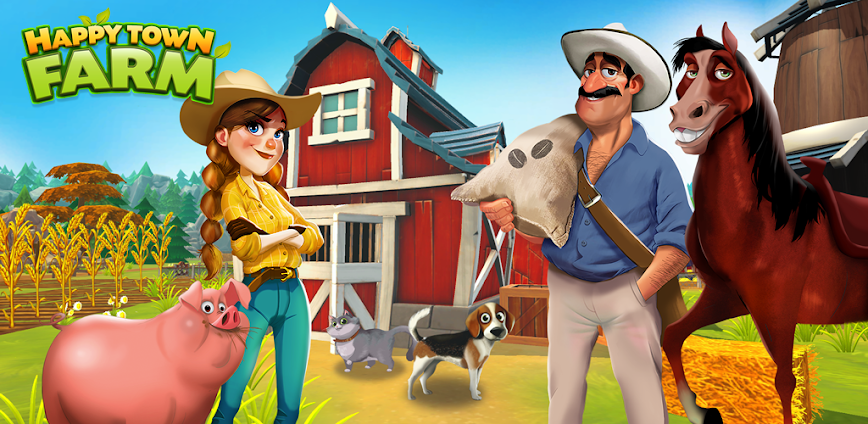 Happy Town Farm: Farming Games