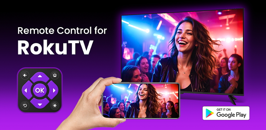 TV Remote Control for RokuTV