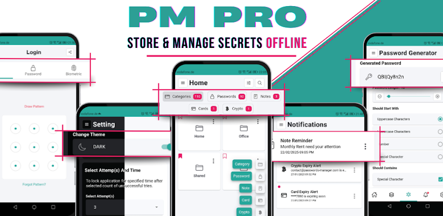 PM Pro: Password Manager